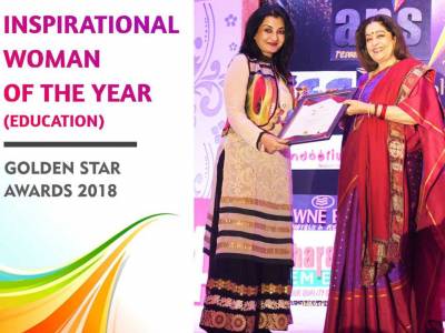Inspirational woman of the year (Education) Award to Kalorex CEO Dr. Manjula Pooja Shroff